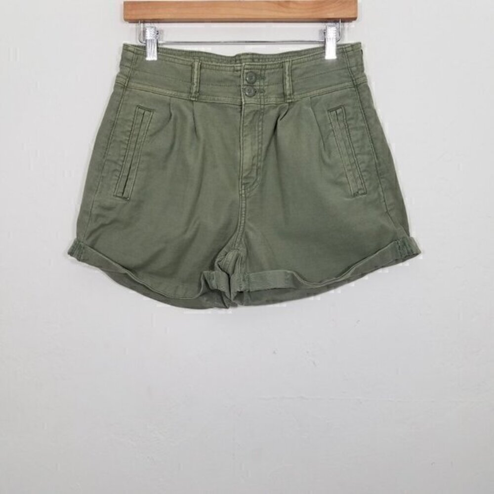 American Eagle Baggy Mom Short Olive Green Size 4